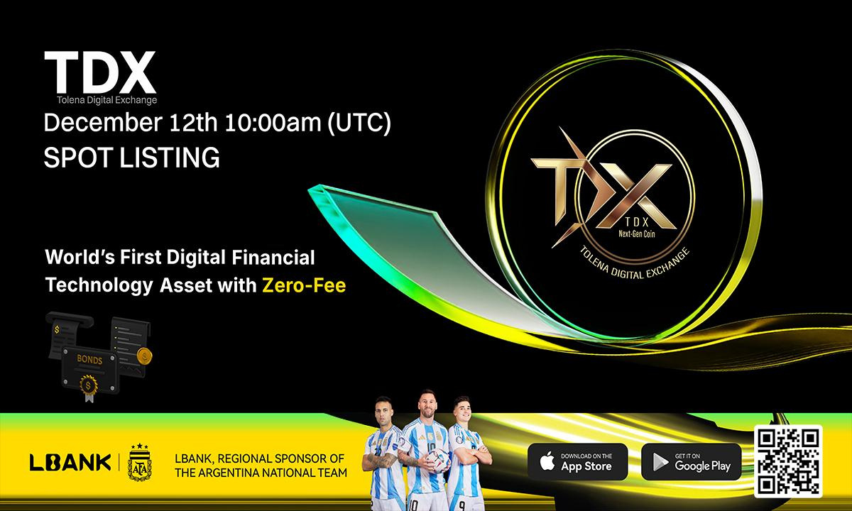 TDX نسل بعدی دارایی دیجیتال را عرضه کرد؛ فهرست شدن در LBank از ۱۲ دسامبر آغاز میشود.