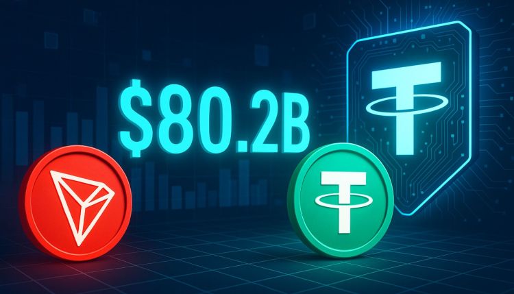 ترون به ۸۰.۲ میلیارد دلار استیبلکوین رسید؛ پس از انتشار یک میلیارد USDT توسط تتر.