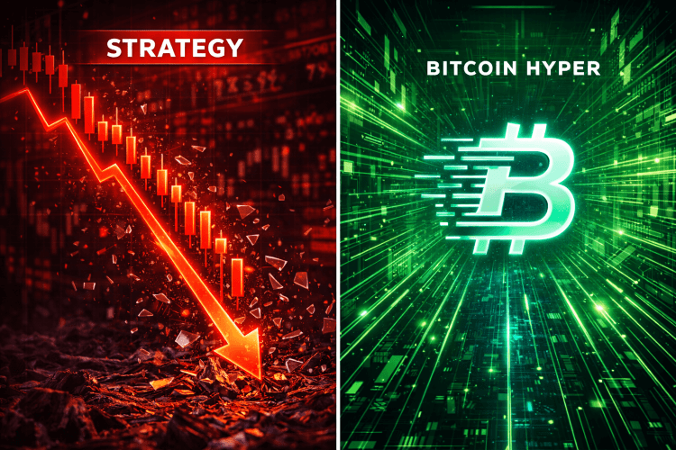 ‏بیت‌کوین سقوط کرد، شرط‌بندان استراتژی ۶۰٪ باختند، اما $HYPER همچنان در حال افزایش است.