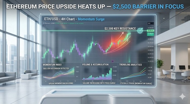 Ethereum Price Gains Bullish Momentum