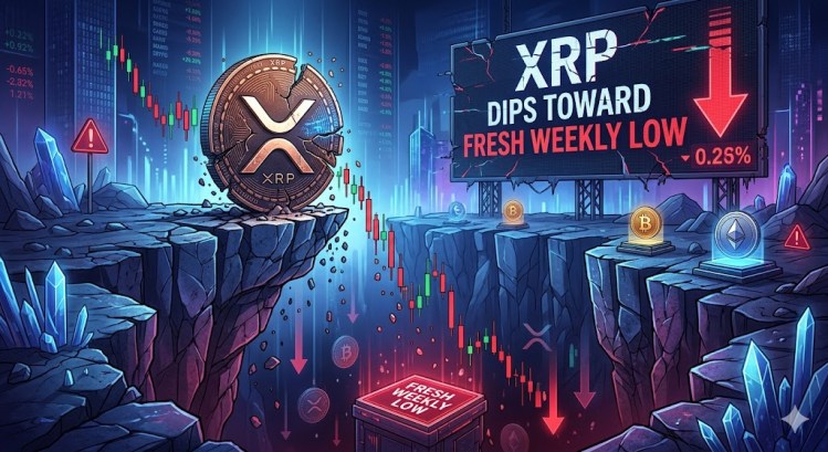 XRP Faces Renewed Price Pressure, Potential Weekly Breakdown Looms