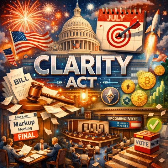CLARITY Act Passage in 2026 Less Likely, Says TD Cowen
