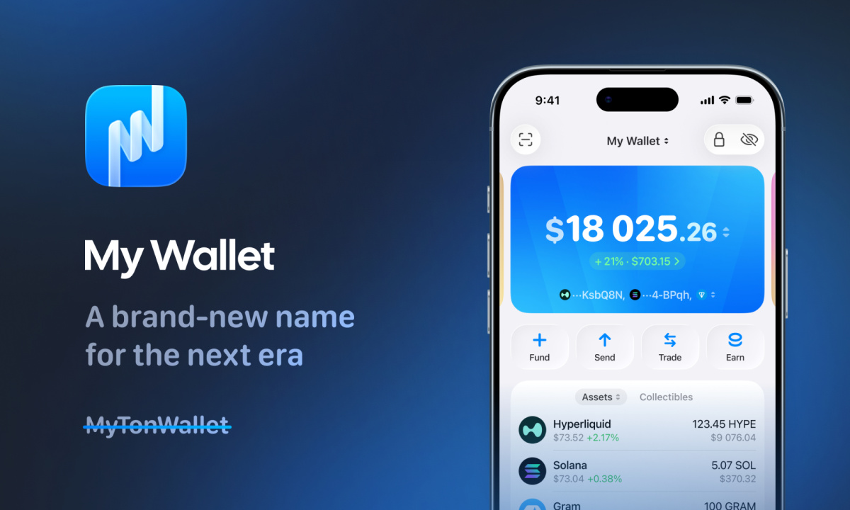 MyTonWallet Rebrands to My Wallet Following 11-Blockchain Expansion