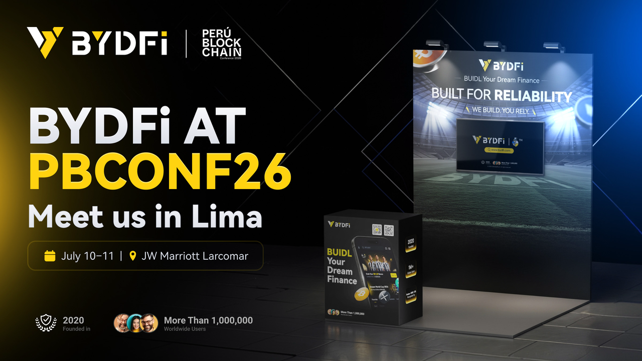 BYDFi Connects with Web3 Community at Peru Blockchain Conference 2026