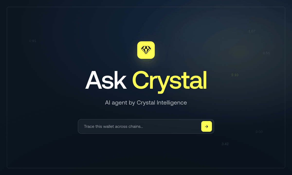 Crystal Intelligence Enhances Blockchain Analysis with ‘Ask Crystal’ AI Feature