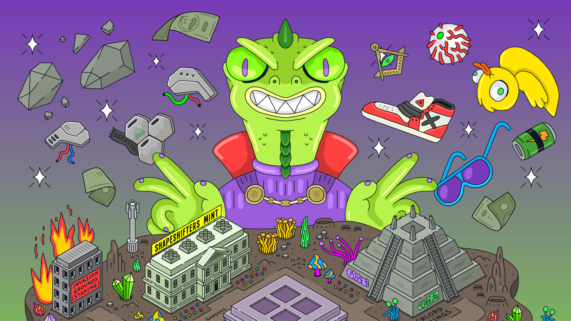 Unserious Acquires Creepz NFT Collection; Psychrome Returns for IP Development, Backed by Adam Weitsman
