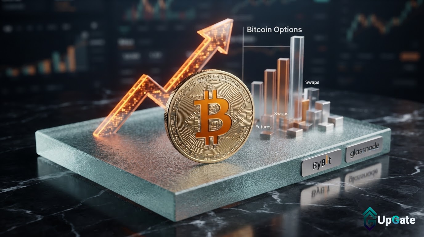 بیت‌کوین بازار مشتقات را می‌بلعد؛ گزارش بایبیت و گلس‌نود
