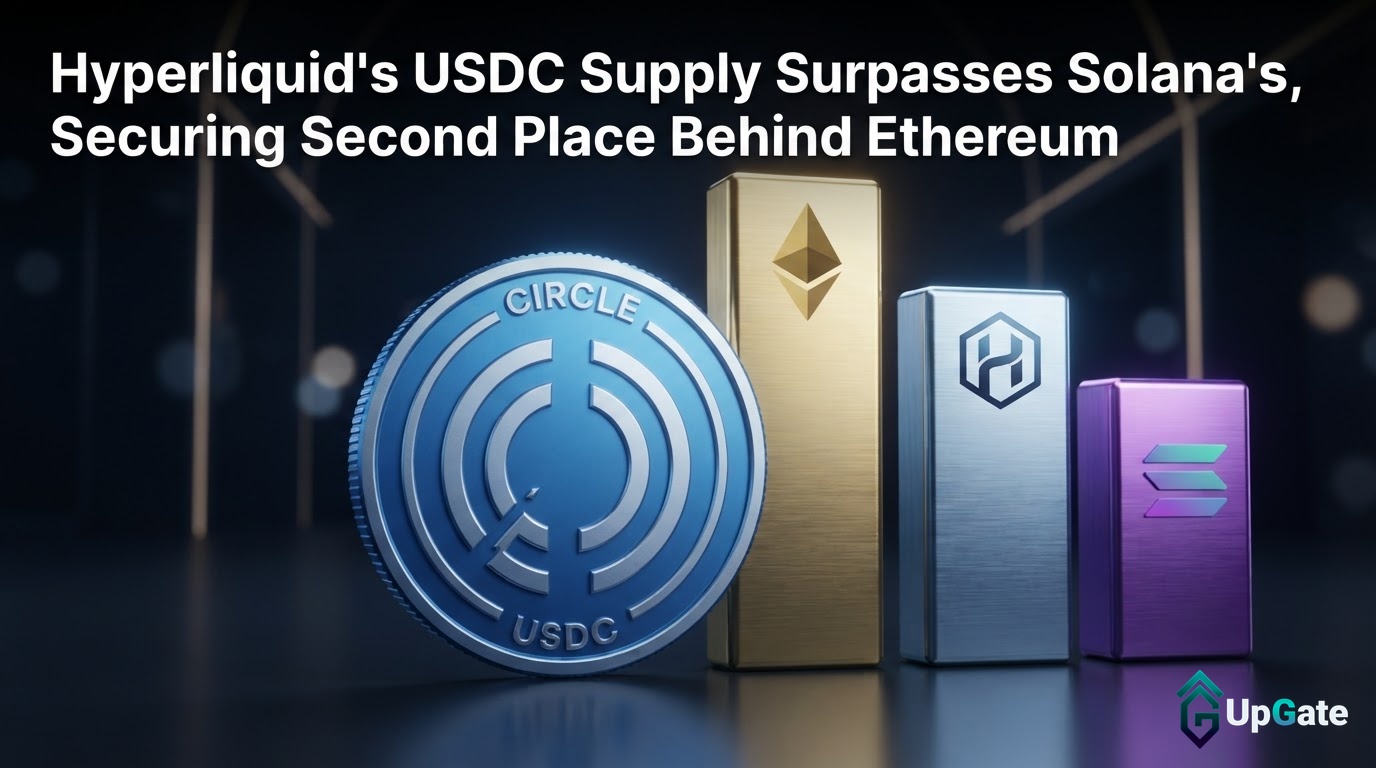 Hyperliquid’s USDC Supply Surpasses Solana’s, Securing Second Place Behind Ethereum