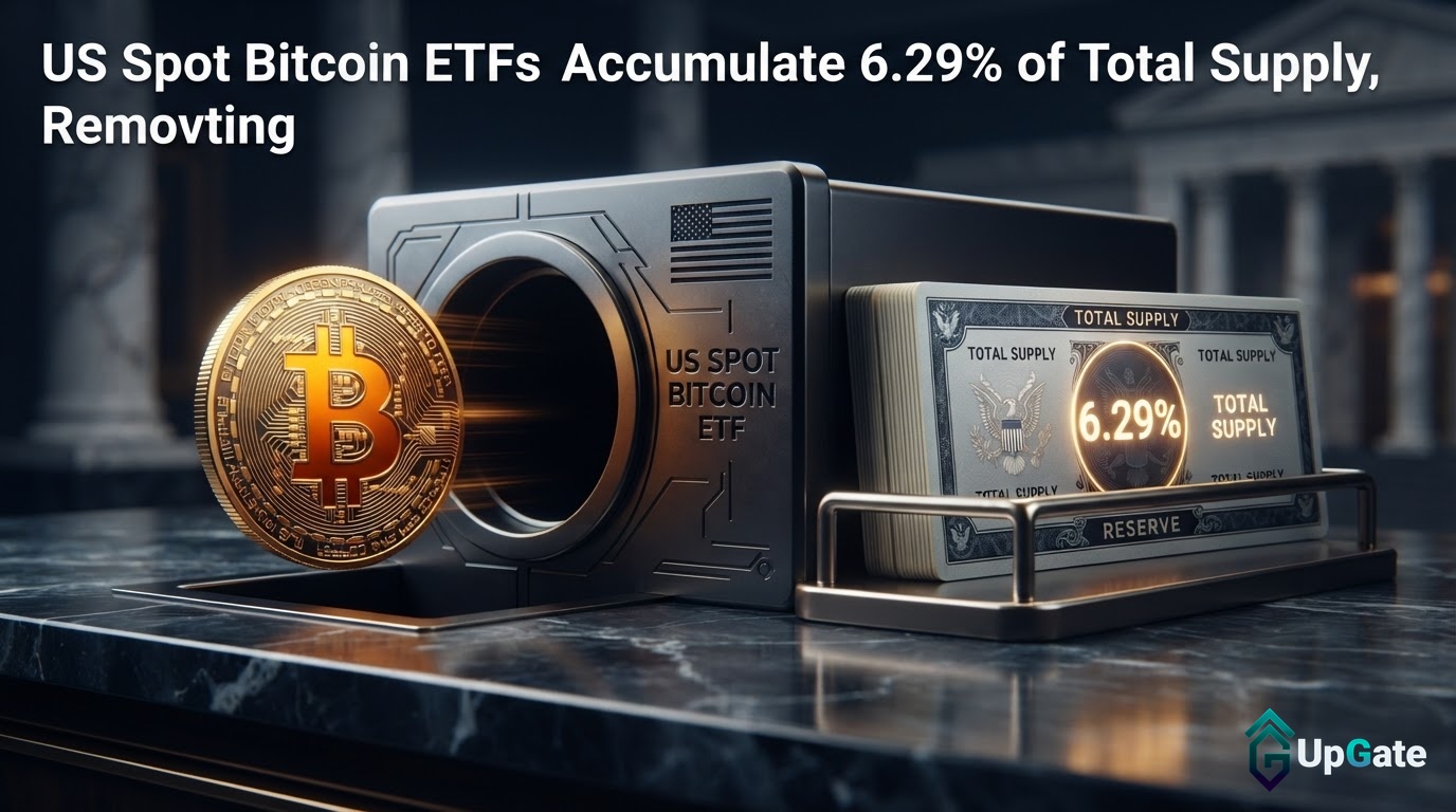 US Spot Bitcoin ETFs Accumulate 6.29% of Total Supply, Removing Millions from Circulation