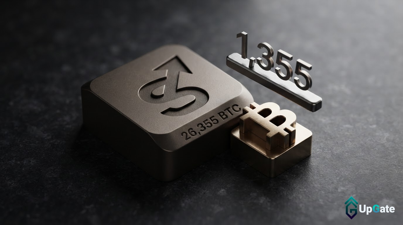 Strive Increases Bitcoin Holdings by 1,355 BTC to 26,355 BTC