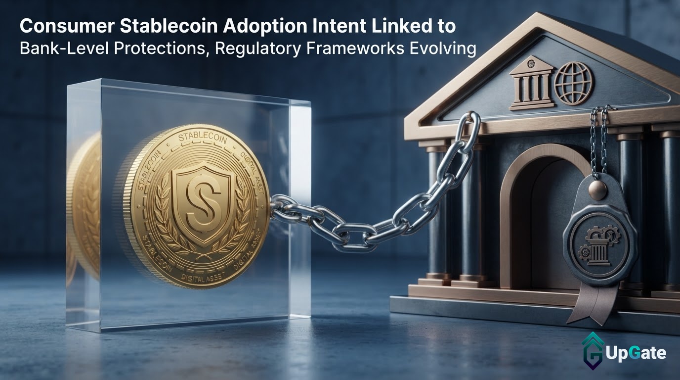 Consumer Stablecoin Adoption Intent Linked to Bank-Level Protections, Regulatory Frameworks Evolving