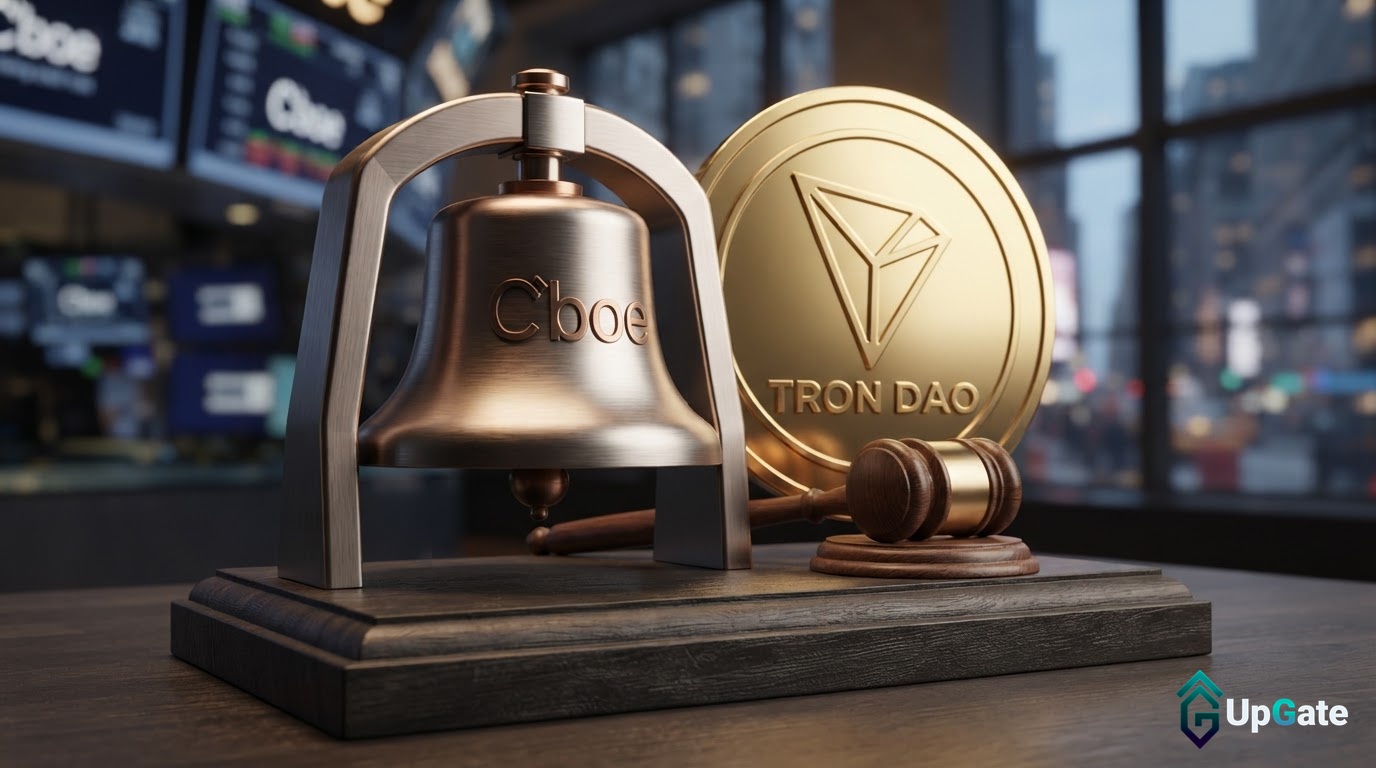 ترون دائو با زنگ بسته شدن بورس شیکاگو، عرضه ETF ترون استیک شده (TRXS) را جشن گرفت