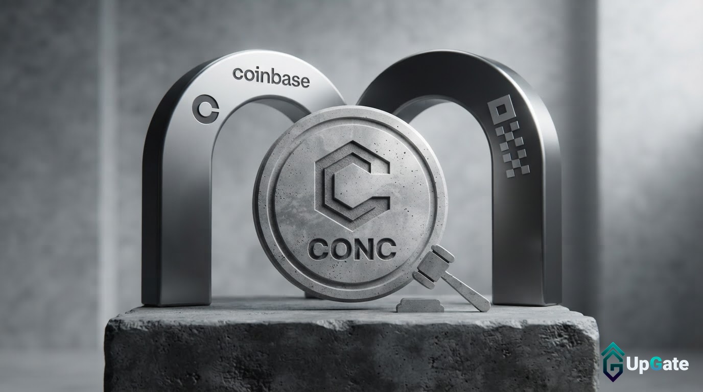 کوین‌بیس جفت معاملاتی CT-USD را به حالت حراج درآورد؛ توکن Concrete عرضه شد
