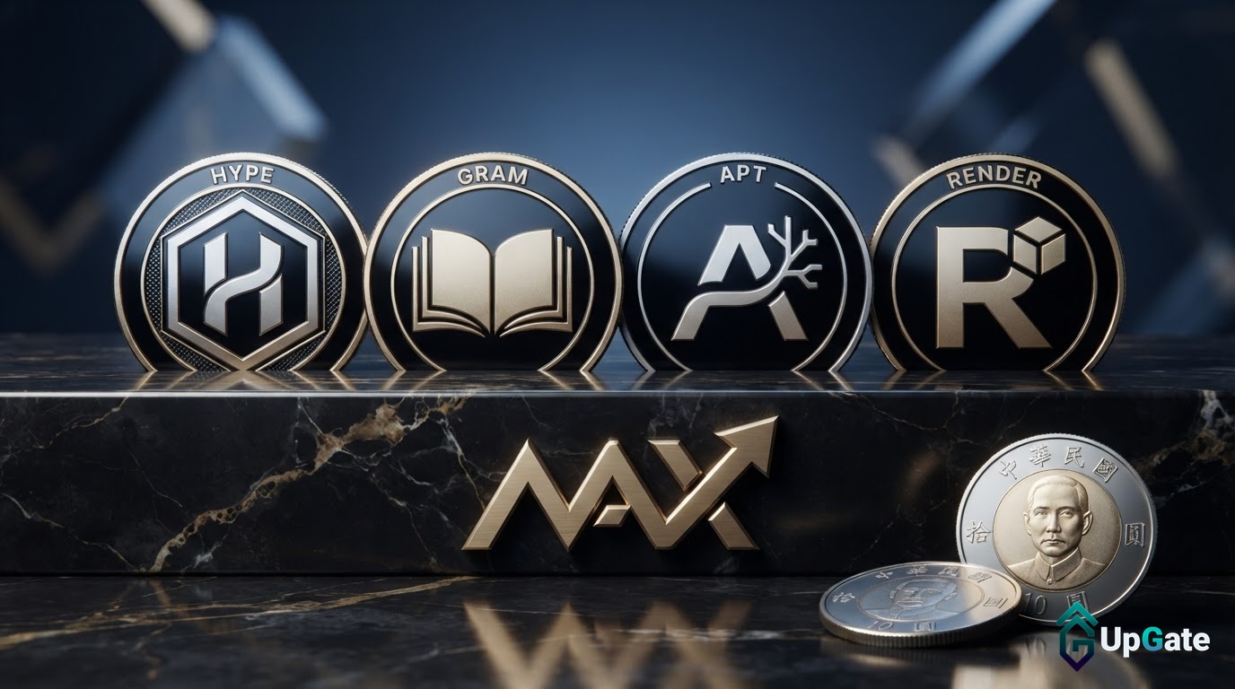 مکس چهار ارز دیجیتال HYPE، GRAM، APT و RENDER را لیست کرد؛ امکان معامله مستقیم با دلار تایوان