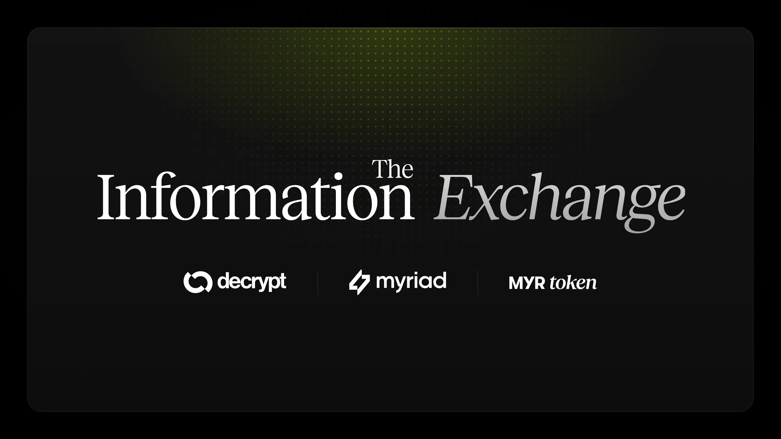 معرفی صرافی اطلاعات در سولانا، با پشتیبانی دکریپت و MYR