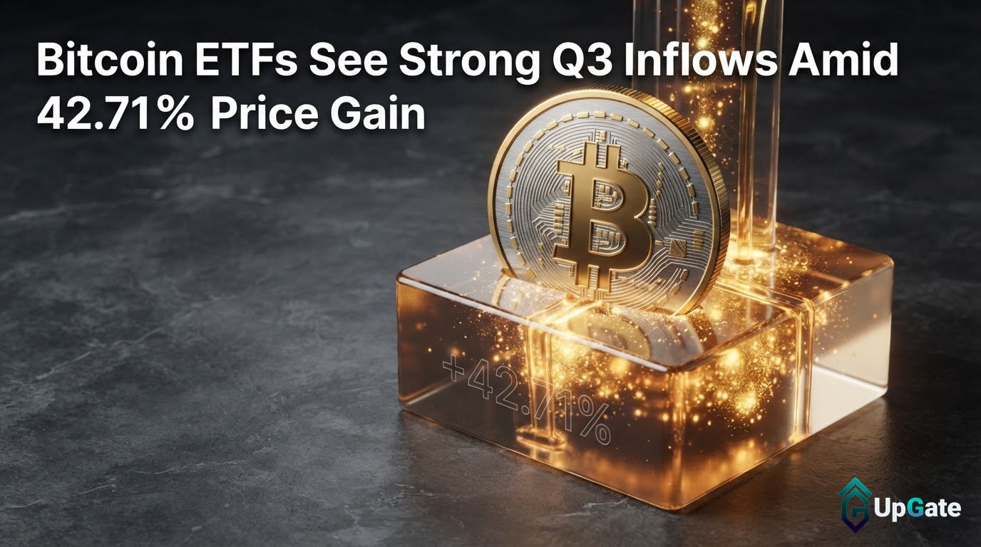 Bitcoin ETFs See Strong Q3 Inflows Amid 42.71% Price Gain