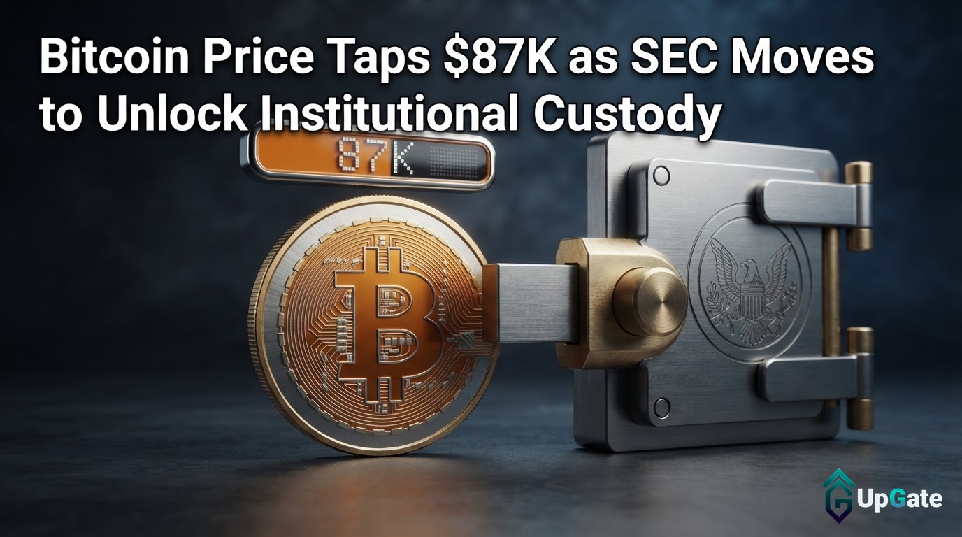 بیت‌کوین به ۸۷ هزار دلار رسید؛ SEC راه را برای نگهداری نهادی هموار می‌کند