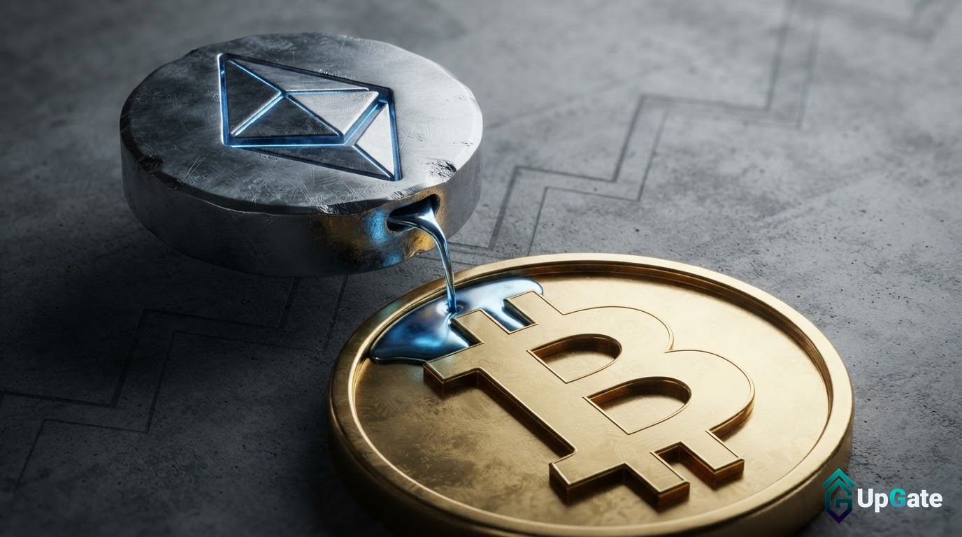 نقدینگی اتریوم زیر ۵۰ درصد بیت‌کوین قرار گرفت