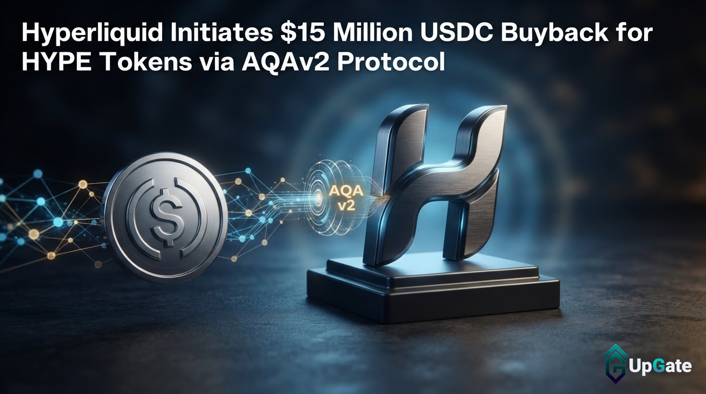 هایپرلیکویید ۱۵ میلیون دلار USDC برای بازخرید HYPE از طریق پروتکل AQAv2 دریافت کرد