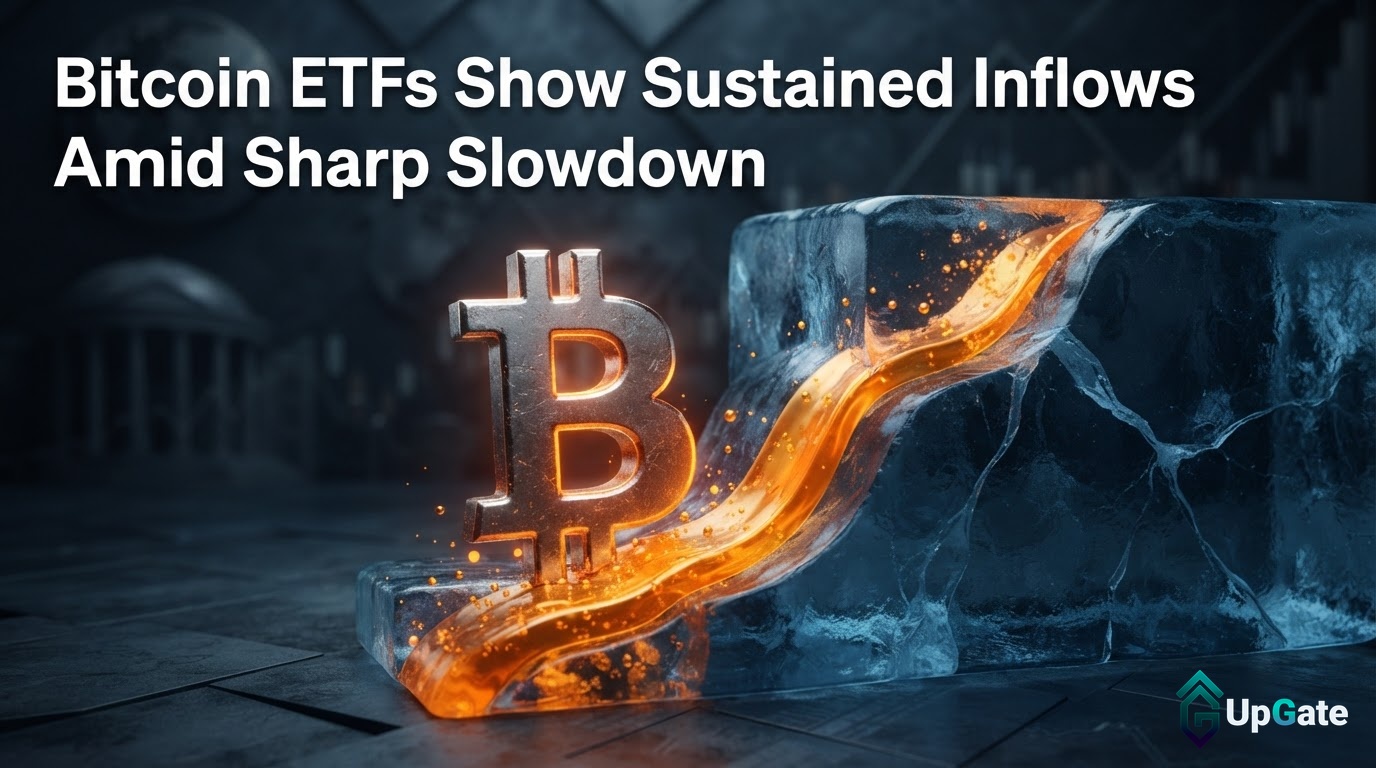 Bitcoin ETFs Show Sustained Inflows Amid Sharp Slowdown