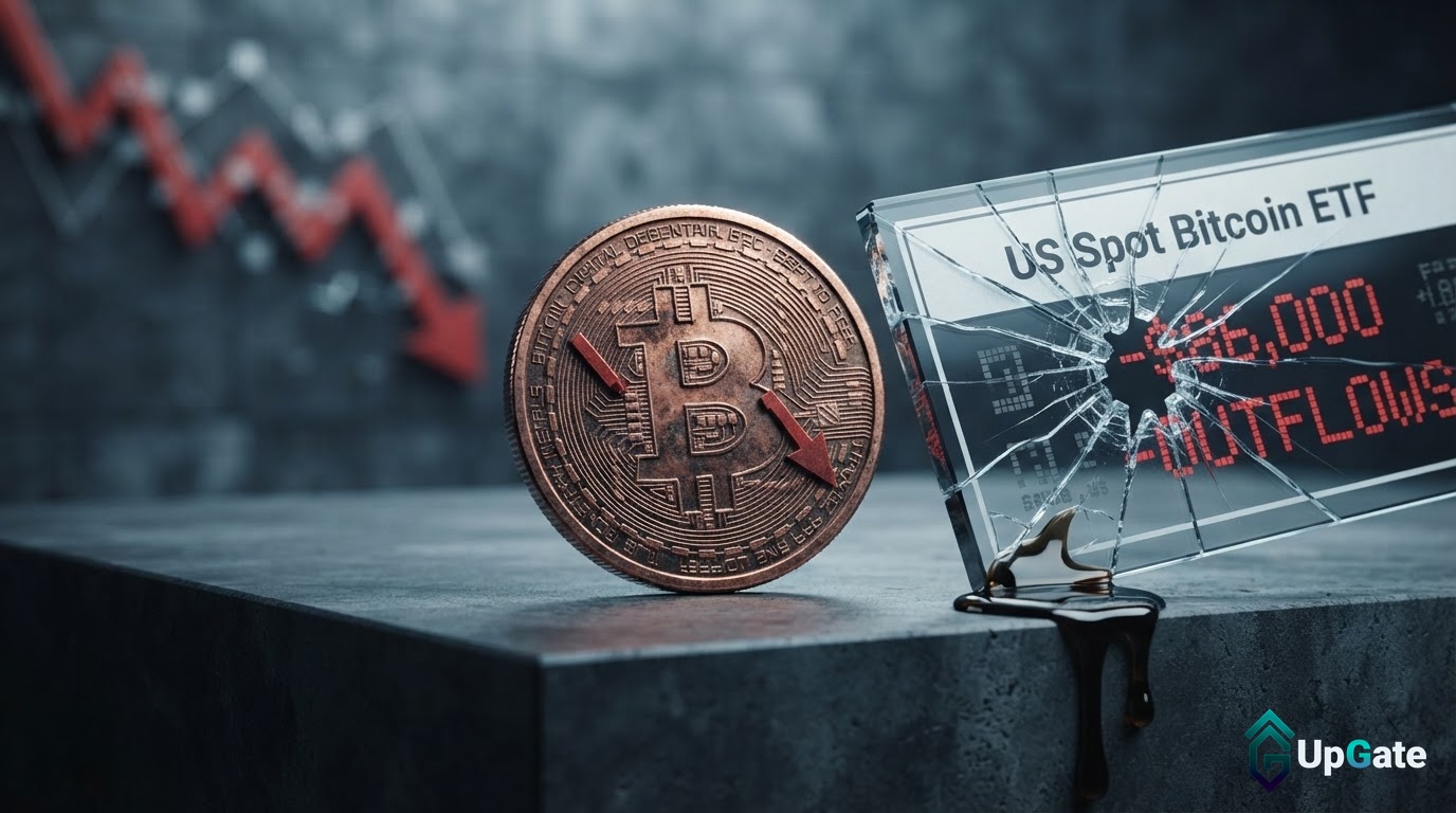 US Spot Bitcoin ETFs See Outflows, Bitcoin Price Drops Below $86,000