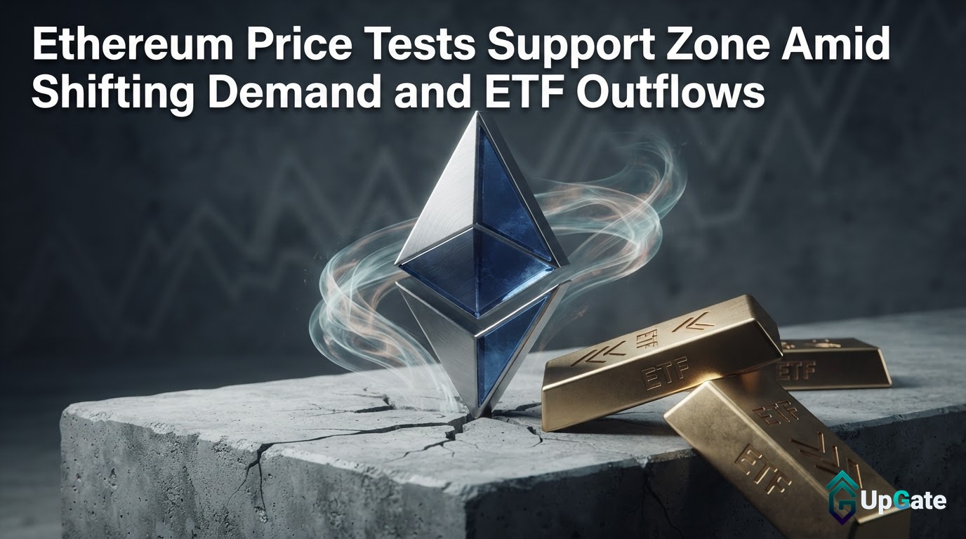 Ethereum Price Tests Support Zone Amid Shifting Demand and ETF Outflows