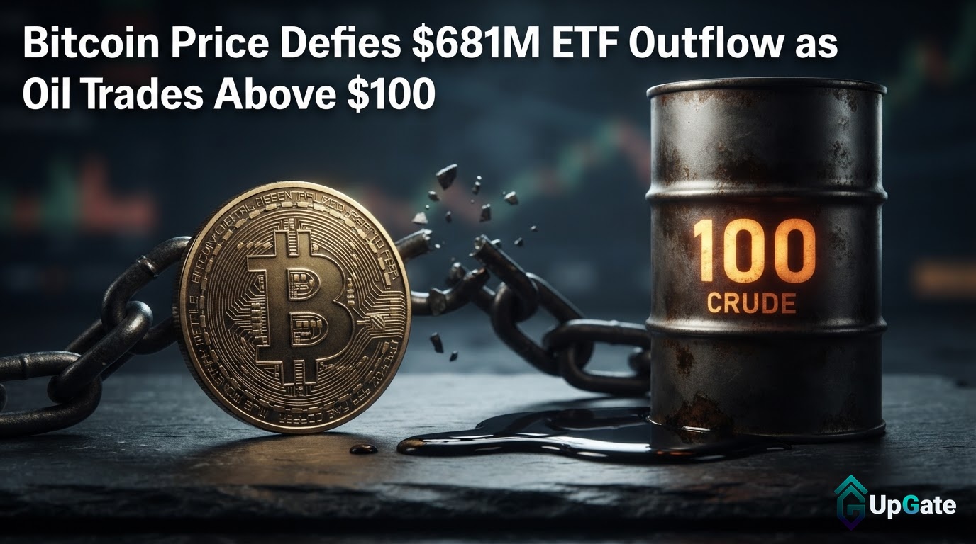 بیتکوین در برابر خروج ۶۸۱ میلیون دلاری ETF مقاومت کرد؛ نفت بالای ۱۰۰ دلار ماند