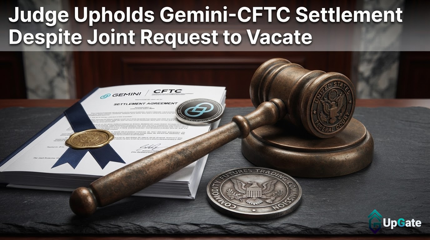 CFTC خواستار لغو توافق ۵ میلیون دلاری جمینی شد؛ قاضی مخالفت کرد