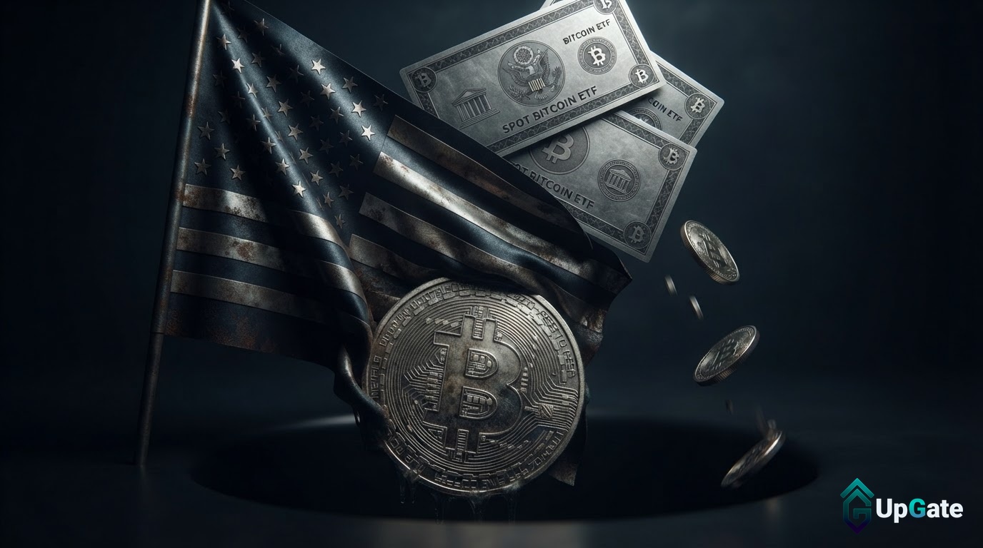 US Spot Bitcoin ETFs See Net Outflows Amid Unsettled Investor Demand