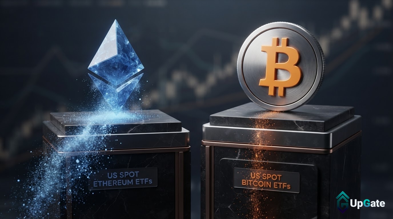 US Spot Ethereum ETFs See Net Outflows Exceeding Bitcoin ETFs