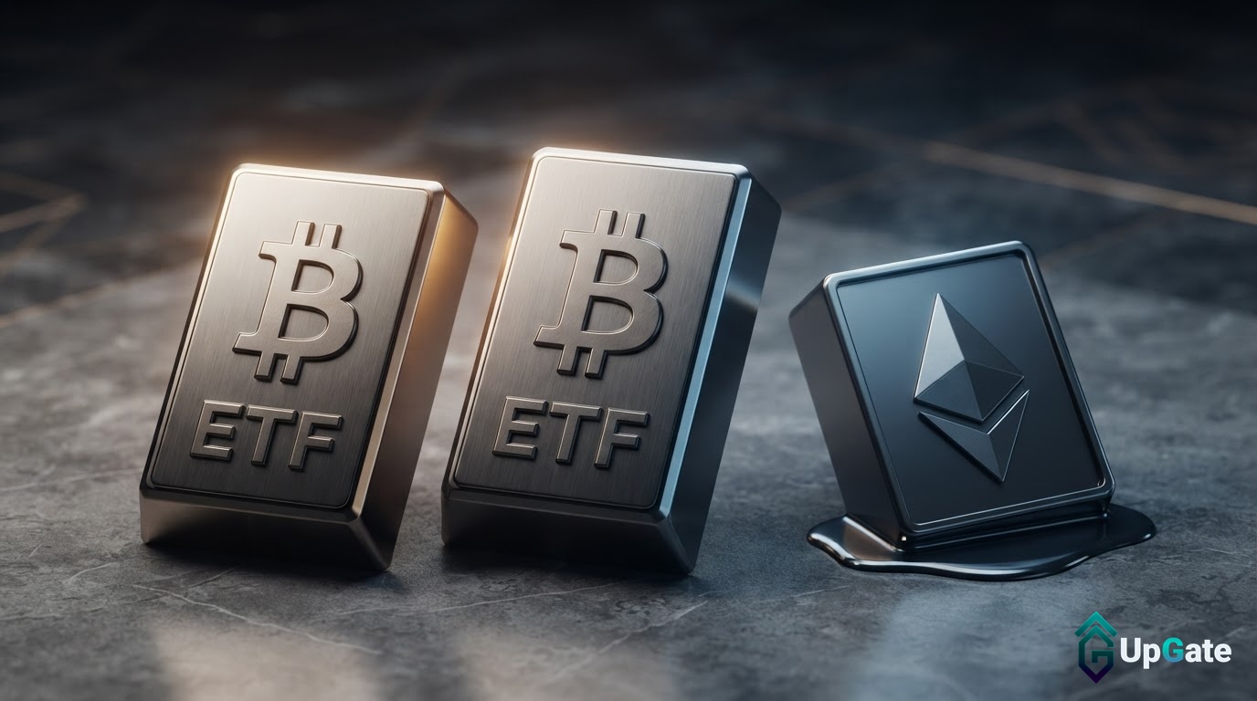 Bitcoin ETFs See $550M Inflow Amid Ether Outflows