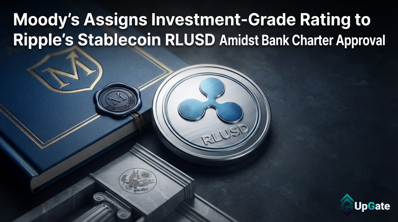 ریپل با RLUSD رتبه تاریخی مودیز را پس از تایید بانک آمریکا کسب کرد